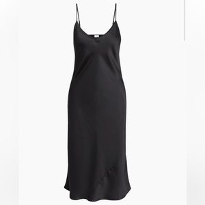 NWOT Aritzia Wilfred Only Slip Dress Black XXS